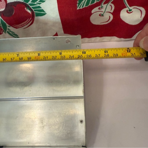 Vintage Kromex silver black lids spice set with rack 8 spices - Picture 11 of 14